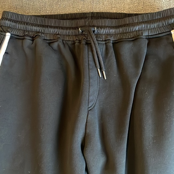 Burberry Black Drawstring Pants